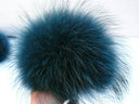Real Fox Soft Fur Pom Pom, Fluffy Beanie Accessory, Removable Round Ball, DIY Winter Hat Pom, Luxury Craft Supply, Handmade Pom by Piece