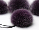Real Fur Pom Pom For Hat, Furry Pompoms, Fluffy Pom Pon, Fox Fur Pom Pom, Real Fur Pom Pom, Fuzzy Ball For Hat, Fur Bommel