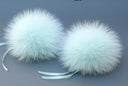 Real Fox Fur Pompom, Mint Fur Pompom For Hat, Detachable Pompom, Winter Hats Pom Pom, Fluffy Pompom, Fox Pom Pom, Furry Pompom For Kids Hat