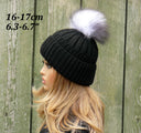 Silver Fur Pom Pom, Real Fur Pompom for Hat, Fluffy Fur Ball Gray, Fox Fur Pom Pom, Fuzzy Pompom for Hat, Puff Bommel, Genuine Fur Pompom