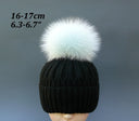 Real Fox Fur Pompom, Mint Fur Pompom For Hat, Detachable Pompom, Winter Hats Pom Pom, Fluffy Pompom, Fox Pom Pom, Furry Pompom For Kids Hat