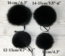 Arctic fox fur pom pom Black fur pom pom Real fur Pompom hat Fur pompom Fur ball Detachable pompom Fur fox Fluffy fur pompoms