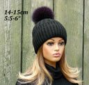 Real Fur Pom Pom For Hat, Furry Pompoms, Fluffy Pom Pon, Fox Fur Pom Pom, Real Fur Pom Pom, Fuzzy Ball For Hat, Fur Bommel