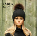 Brown Racoon Fur Pom Pom, Real Raccoon Fur Pompom for Hat, Fur Accessory, Large Fuzzy Ball For DIY, Fluffy Detachable Pompom, Furry Bommel