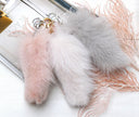 Rabbit Foot Keychain, Furry Paws Keychain, Handbag Charm, Oddity Keychain, Good Luck Purse Charm, Fur Pompom Key Fob, Handbag Accessories