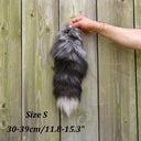 Large Real Fox Fur Tail Keychain, Fluffy Fuzzy Bag Charm, Handbag Key Chain, Car Keychain, Bag Accessory, Gift For Her