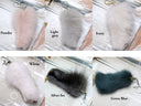 Fluffy Fox Fur Keychain, Rabbit Foot Style Bag Charm, Furry Paws Keychain, Luxury Car Keyring Gift for Her, Good Luck Purse Charm, Mom Gift