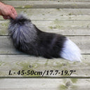 Large Real Fox Fur Tail Keychain, Fluffy Fuzzy Bag Charm, Handbag Key Chain, Car Keychain, Bag Accessory, Gift For Her