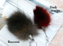 Fluffy Fox Fur Keychain, Rabbit Foot Style Bag Charm, Furry Paws Keychain, Luxury Car Keyring Gift for Her, Good Luck Purse Charm, Mom Gift