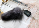 Rabbit Foot Keychain, Furry Paws Keychain, Handbag Charm, Oddity Keychain, Good Luck Purse Charm, Fur Pompom Key Fob, Handbag Accessories