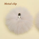 Furry Wedding Shoe Clips, Champagne Fluffy Pom Pom Shoe Brooch, Bridal Accessories, Cream Shoe Decor, Fur Ball Shoe Charms, Puff Pompom Bows
