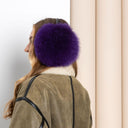 White Fur Ear Muffs Women, Real Fox Fur Earmuffs, Winter Ear Warmers, Warm Fluffy Ear Muffs, Fashion Fur Accessories, Teenage Girl Gifts