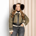Fur Earmuffs Women, Real Fox Fur Ear Muffs, Brown Furry Earmuffs, Warm Fur Accessories, Fluffy Ear Warmer, Gift for Wife or Girlfriend