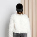 Black mink hat for women, Mink fur beanie hat, Black fluffy hat with pompom, Cute winter ladies hat, Fashion gift for her