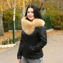Beige Fox Fur Collar, Furry Scarf Wrap, Warm Winter Collar, Detachable Collar For Her, Furry Accessories, Real Fox Fur Collar, Gift For Wife