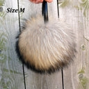 Earmuffs Made of Natural Raccoon Fur, Warm Winter Earmuffs for Adult, Fluffy Fur Headband, Gift for Daughter, Accessory for Cold Weather