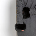 Black Fox Fur Cuffs, Black Fluffy Sleeves Cuffs, Fur Cuffs, Black Cuffs, Fox Fur, Wrists Cuffs Warmer, Winter & Fall Cuffs, Fox Fur Bracelet