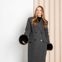 Black Fox Fur Cuffs, Black Fluffy Sleeves Cuffs, Fur Cuffs, Black Cuffs, Fox Fur, Wrists Cuffs Warmer, Winter & Fall Cuffs, Fox Fur Bracelet