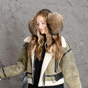 Earmuffs Made of Natural Raccoon Fur, Warm Winter Earmuffs for Adult, Fluffy Fur Headband, Gift for Daughter, Accessory for Cold Weather