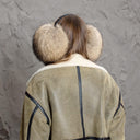 Earmuffs Made of Natural Raccoon Fur, Warm Winter Earmuffs for Adult, Fluffy Fur Headband, Gift for Daughter, Accessory for Cold Weather