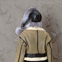 Women's Trapper Hat, Hat with Ear Flaps, Furry Winter Hat for Women, Luxury Real Fox Fur Headwear, Silver Ushanka, Birthday Gift for Wife