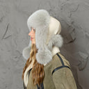 Real Fur Winter Hat, Fur Bomber Hat, Ear Flap Trap Hat, Winter Headwear, Warm Hats For Women, Gift For Sister, Luxury Fur & Leather Ushanka