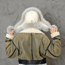 Real Fur Winter Hat, Fur Bomber Hat, Ear Flap Trap Hat, Winter Headwear, Warm Hats For Women, Gift For Sister, Luxury Fur & Leather Ushanka