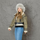 Real Fur Winter Hat, Fur Bomber Hat, Ear Flap Trap Hat, Winter Headwear, Warm Hats For Women, Gift For Sister, Luxury Fur & Leather Ushanka