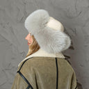 Real Fur Winter Hat, Fur Bomber Hat, Ear Flap Trap Hat, Winter Headwear, Warm Hats For Women, Gift For Sister, Luxury Fur & Leather Ushanka