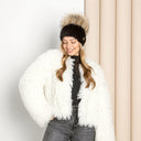 Ladies Mink Fur Hat, Fluffy Hat with Pom Pom, Mink Hat Women, Raccoon Fur Pompom Hat, Real Mink Beanie Woman, Winter Fuzzy Hat, Gift For Her