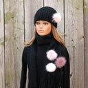 Mink Fur Brooch, Fur Ball Brooch, Real Fur Pompom Brooches, Boho Scarf Pins, Hat Decoration, Sandals Accessories, Puff 3D Brooch, Mom Gift
