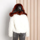 Oversized Real Raccoon Fur Trapper Hat with Ear Flaps, Real Leather Winter Hat, Fuzzy Ushanka, Fluffy Bomber Hat, Warm Hat For Cold Weather