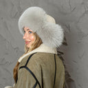 Real Fur Winter Hat, Fur Bomber Hat, Ear Flap Trap Hat, Winter Headwear, Warm Hats For Women, Gift For Sister, Luxury Fur & Leather Ushanka