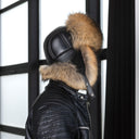 Fur Trapper Hat Men, Men Winter Hat, Raccoon Fur Hat, Warm Winter Hat, Ear Flaps Hat, Leather Trapper Hat, Winter Cap, Gift For Husband