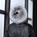 Men's Silver Fox Fur Hat with Removable Tail, Davy Crockett Style Trapper Hat, Luxury Winter Fur Headwear, Genuine Fox Fur Hat, Gift for Dad