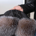 Men's Real Fox Fur Hat, Winter Trapper Hat with Ear Flaps, Warm Thick Handmade Headwear, Cold Weather Outdoor Hat, Father's Day Gift Idea