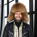 Fur Trapper Hat Men, Men Winter Hat, Raccoon Fur Hat, Warm Winter Hat, Ear Flaps Hat, Leather Trapper Hat, Winter Cap, Gift For Husband