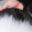 Men's Winter Hat With Earflaps In White, Genuine Raccoon Fur & Leather Trapper Hat For Him, Warm Winter Fuzzy Hat, Men Bomber Hat, Dad Gift