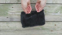 Mink Fur Winter Set, Womens Real Fur Headband With Fingerless Mittens, Fur Headband Scarf, Ear & Neck Warmer, Cozy Gift Set For Sister