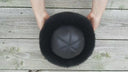 Black Fur Hat Women, Mongolian Fur Hat, Warm Fox Fur Hat, Real Fur Hat Flat Top, Winter Fluffy Hat, Furry Headwarmer, Fuzzy Hat for Her