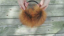 Real Red Fox Fur Earmuffs, Fluffy Ear Muffs For Her, Warm Earmuffs for Adult, Fur Ear Warmers, Gift For Girlfriend, Fashion Fur Accessories