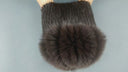 Brown Mink Fur Hat For Women with Pom-Pom, Mink Warm Winter Hat, Women Winter Hat, Women Winter Fluffy Hat Accessories, Gift For Girlfriend