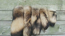 Real Raccoon Fur Tail Or Keychain, Genuine Fur Bag Charm, Furry Accessory, Purse Keychain, Fluffy Car Key Ring, Gift for Her, Boho Bag Decor