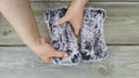 Rabbit Fur Fingerless Gloves, Rabbit Fur Mittens, Fingerless Mittens, Warm Fur Gloves, Fur Accessories, Fur Hand Warmers, Arm Warmers