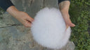 White Fox Fur Earmuffs for Her, Real Fur Ear Muffs, Extra Fluffy Earmuffs, Fuzzy White Ear Warmers, Womans Fur Headband, Gift for Girlfriend