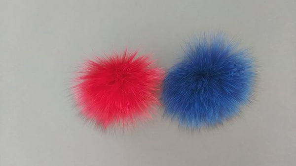 Real Fur Pom Pom Shoe Brooch, Furry Pom Pom Brooch, Boho Scarf Pin, Cute Birthday Gift for Her, Bridesmaid Accessories, Fuzzy Ball Decor