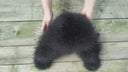 Dark Gray Furry Ushanka Hat, Real Fur Trapper Hat with Ear Flaps, Winter Women Hat, Real & Fur Leather Trapper Hat, Christmas Gift For Wife