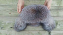 Men's Real Fox Fur Hat, Winter Trapper Hat with Ear Flaps, Warm Thick Handmade Headwear, Cold Weather Outdoor Hat, Father's Day Gift Idea
