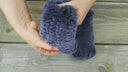 Real Rabbit Fur Fingerless Gloves, Fluffy Arm Warmers, Winter Accessories, Holiday Gift for Her, Rabbit Fur Mittens, Winter Hand Accessories